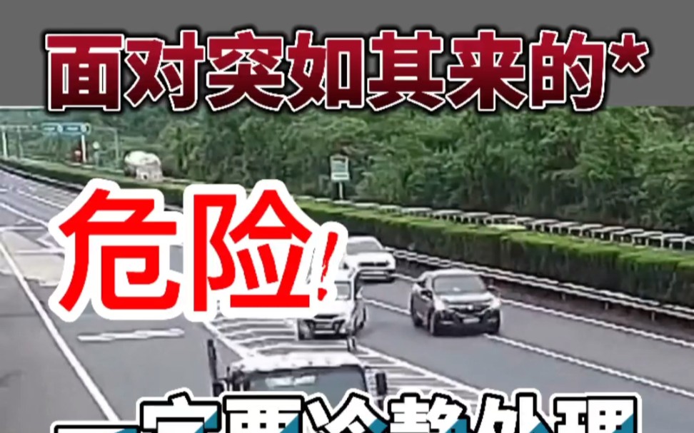 面对突如其来的的危险，一定要学会冷静处理!-安全教育